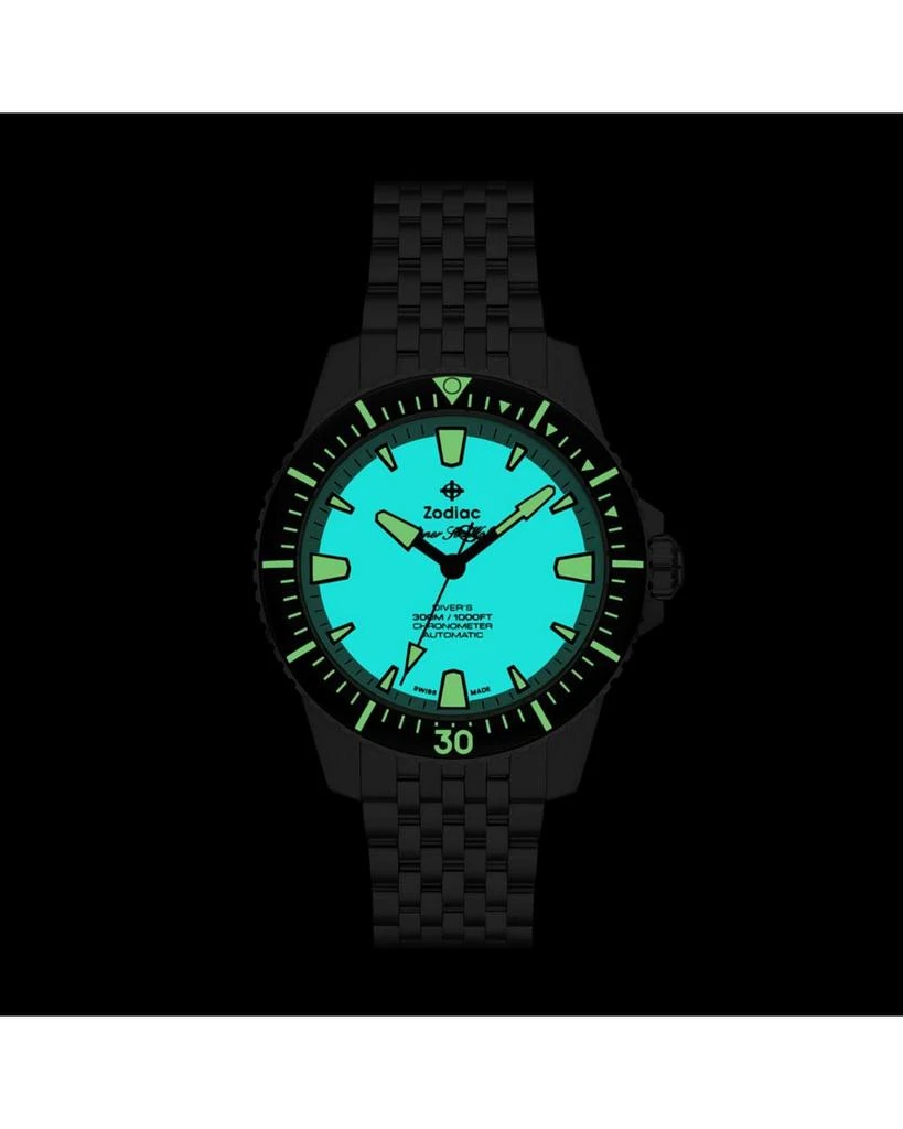 ZODIAC Pro-Diver Automatic Stainless Steel Watch, 42mm 6