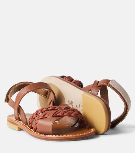 Bonpoint Liza braided leather sandals 5