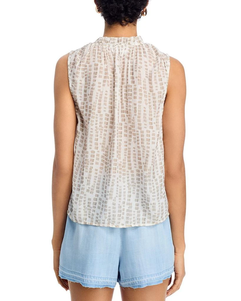 Bella Dahl Ruffle Neck Printed Tank Top 3