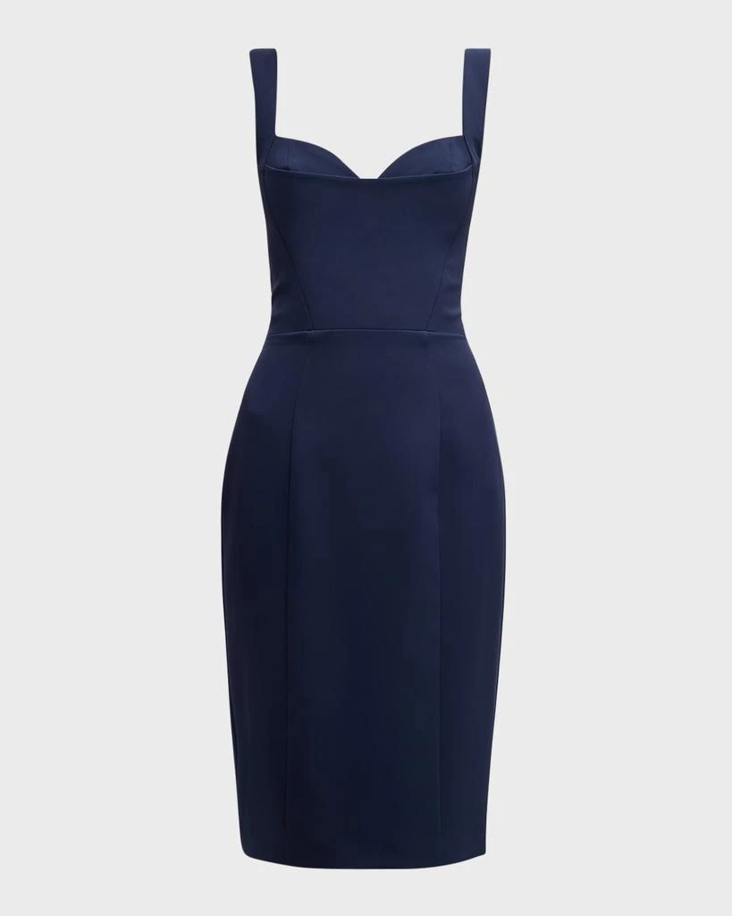 Black Halo Ivonna Sleeveless Sweetheart Midi Dress 1
