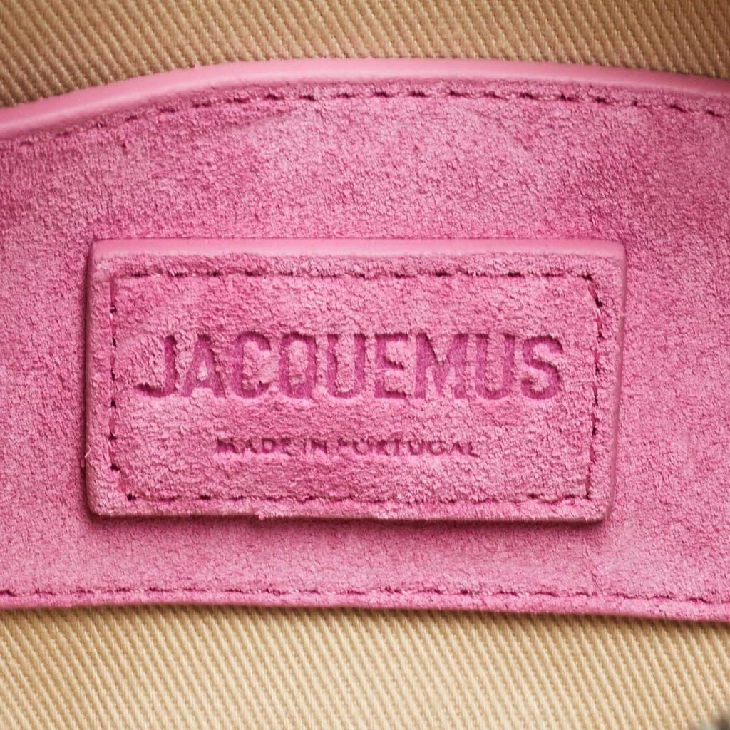 Jacquemus Jacquemus Pink Suede Le Baneto Shoulder Bag 8