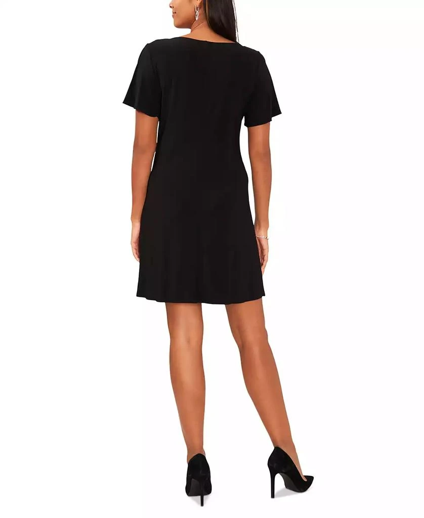 MSK Petite Embellished Flutter-Sleeve Dress 2