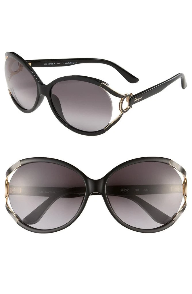 FERRAGAMO Salvatore Ferragamo 59mm Oversized Sunglasses 1