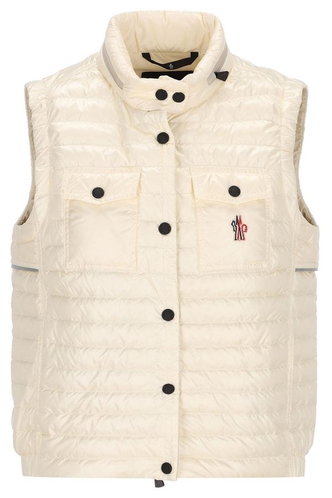 Moncler Moncler Grenoble Logo Patch Padded Gilet - Gilets