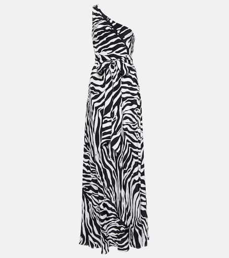 Alexandra Miro Odetta crêpe de chine dress