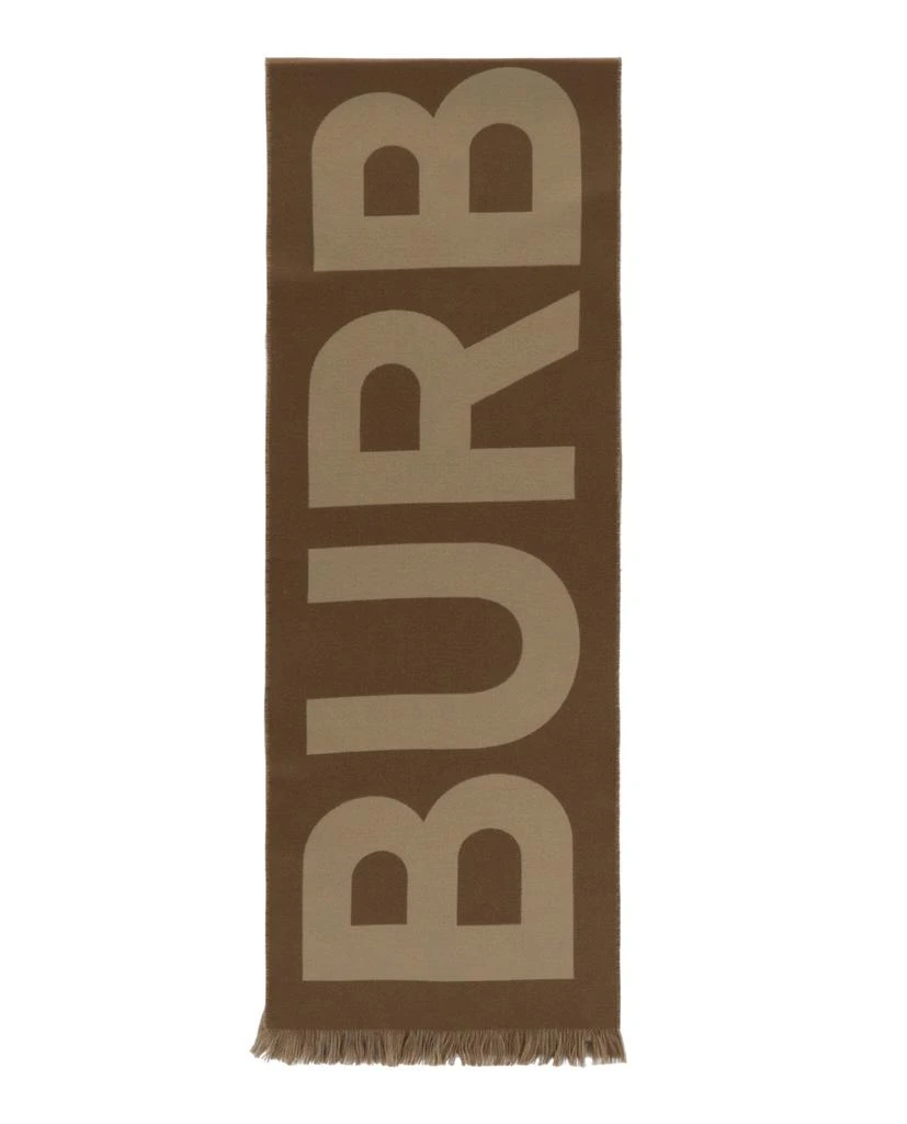 Burberry Logo Wool Scarf 1