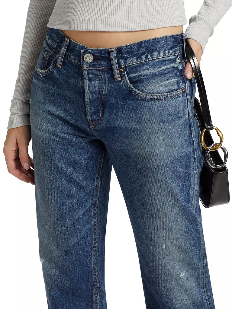 MOUSSY VINTAGE Ridgefield Straight Low-Rise Jeans 6