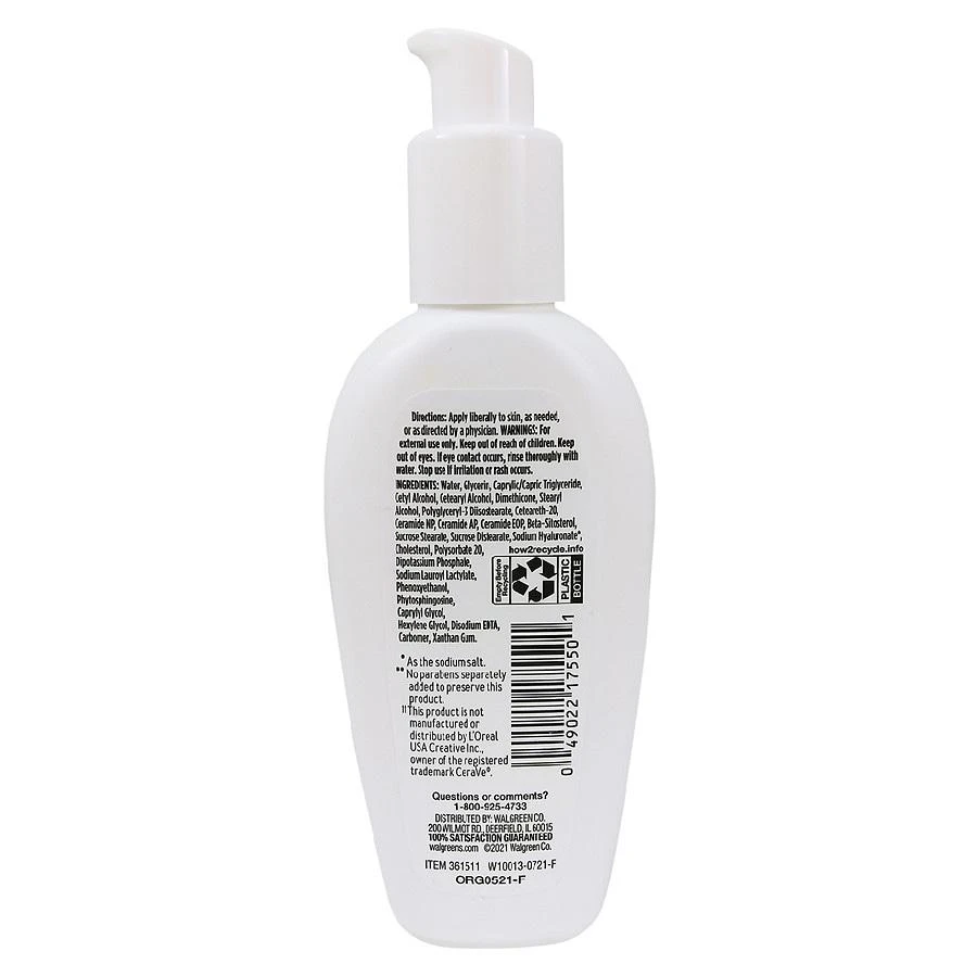 Walgreens Ceramide Moisturizing Lotion 2