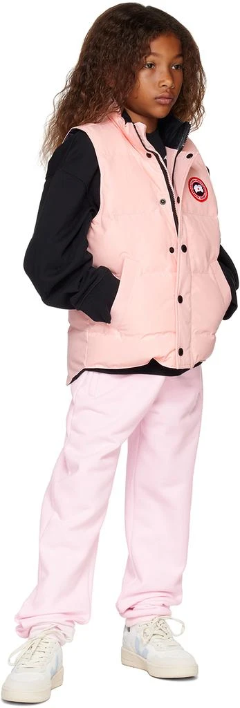 Canada Goose Kids Pink Vanier Down Vest 4
