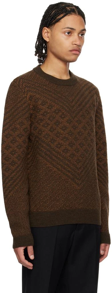 WALES BONNER Brown Henri Sweater 2