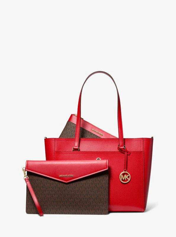 Michael Kors Maisie Large Pebbled Leather 3-in-1 Tote Bag 5
