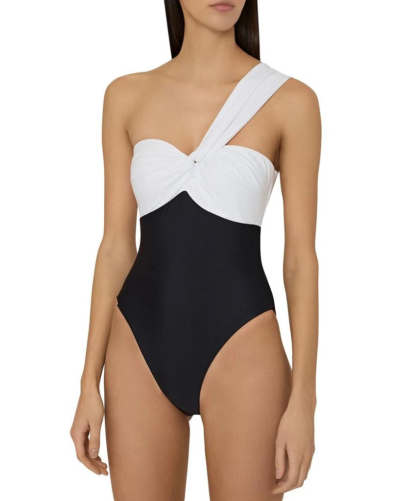 Milly Betsy Color Block One Piece Swimsuit 3
