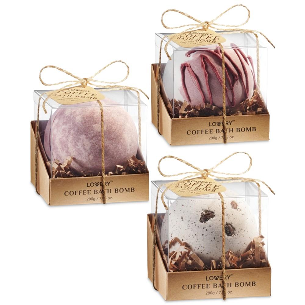 Lovery 3-Pc. Coffee Bath Bomb Set