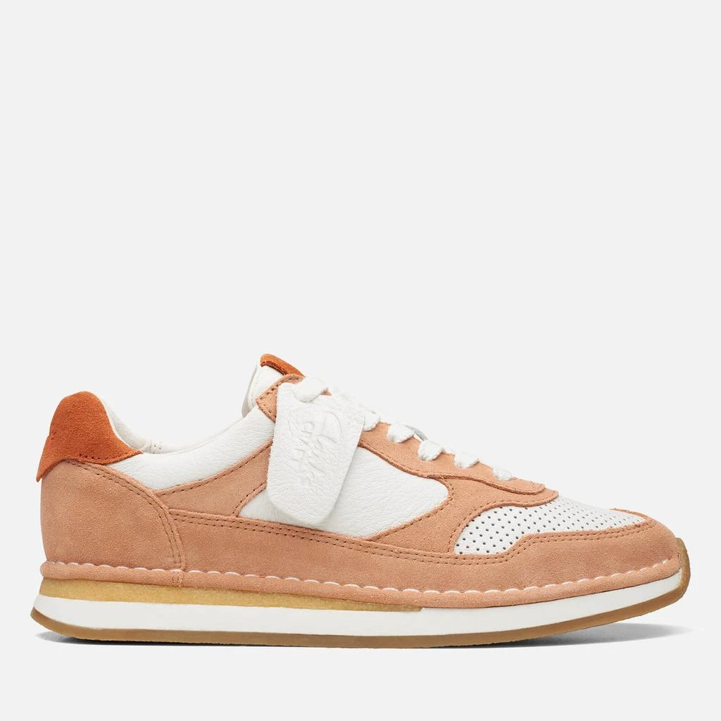 Clarks Clarks Craft Run Tor Suede and Leather Trainers 1