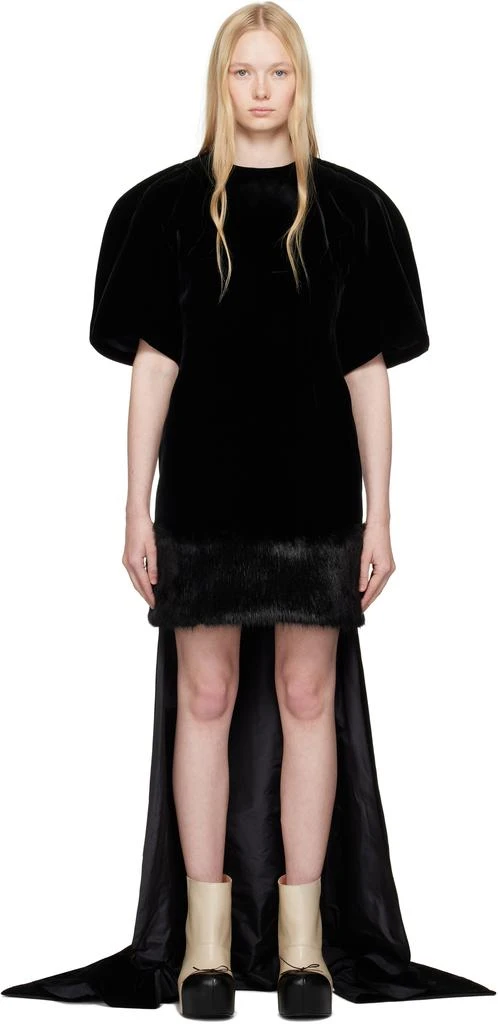 FIDAN NOVRUZOVA Black Enya Evening Minidress 1