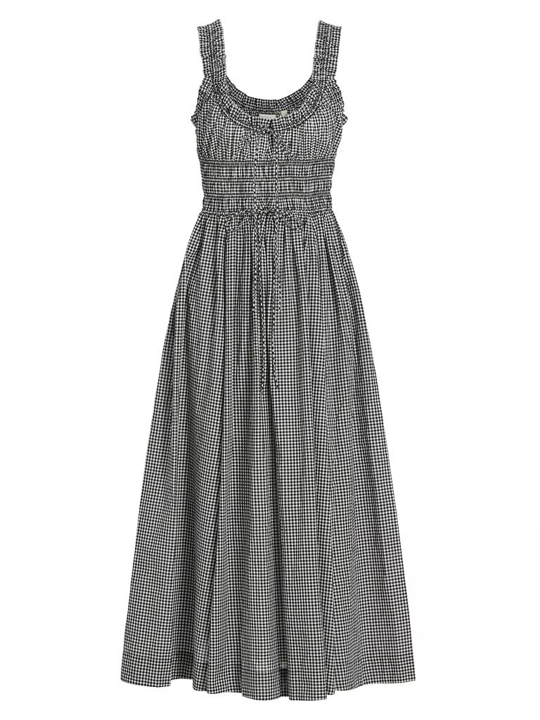 DÔEN Emmaretta Gingham Midi-Dress