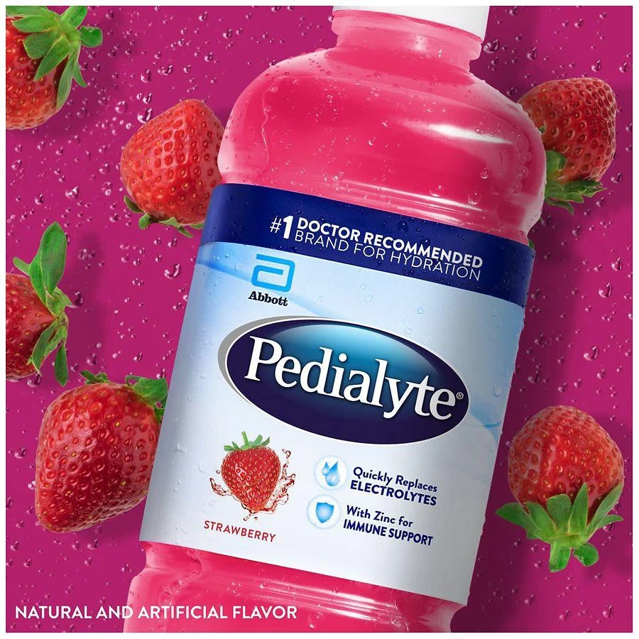 Pedialyte Electrolyte Solution Strawberry 10