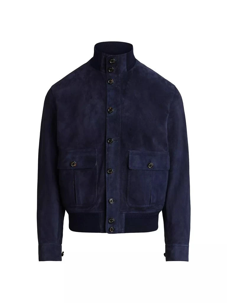 Ralph Lauren Calloway Suede Bomber Jacket 1