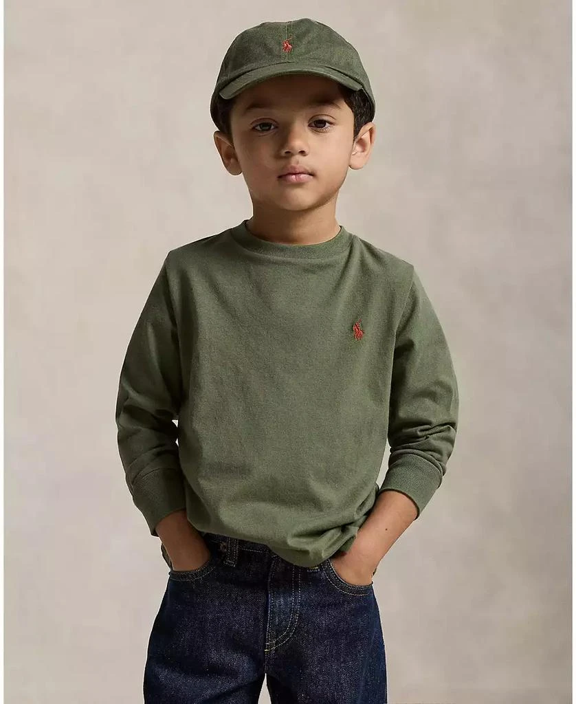 Ralph Lauren Toddler and Little Boys Cotton Jersey Long Sleeve T-Shirt 1