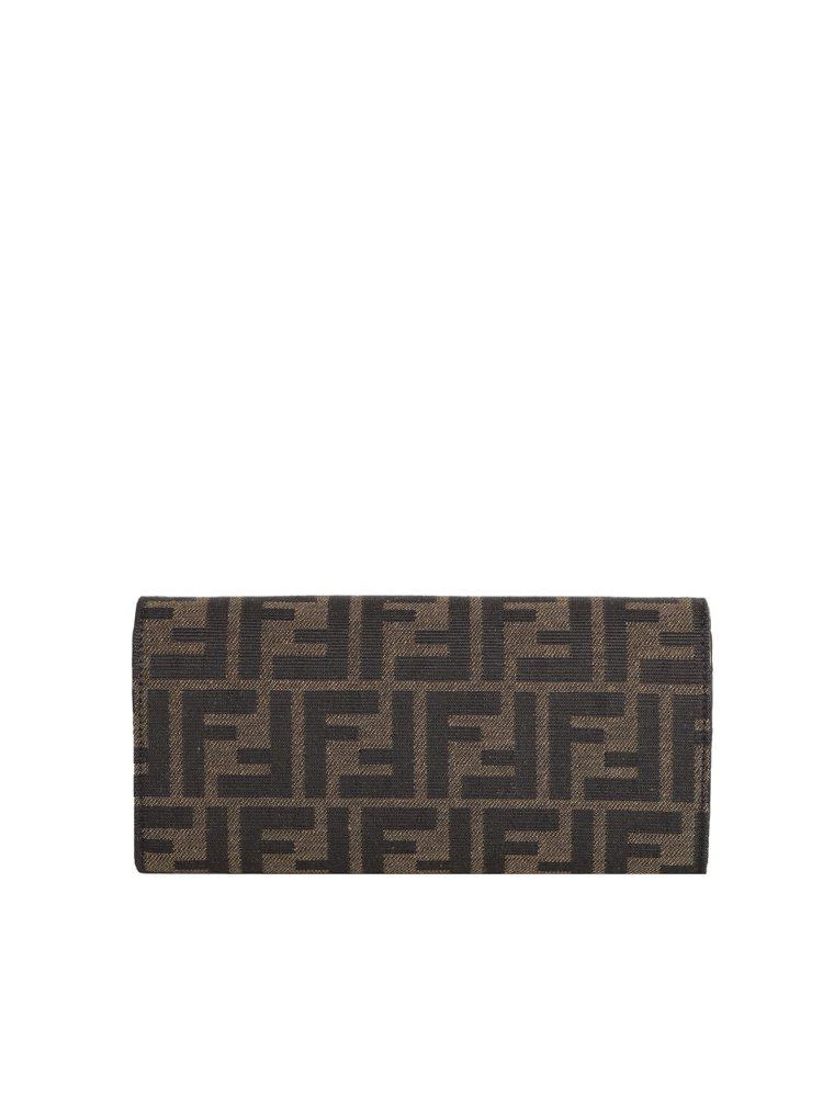 Fendi Fendi Continental Logo Plaque Chained Wallet 2