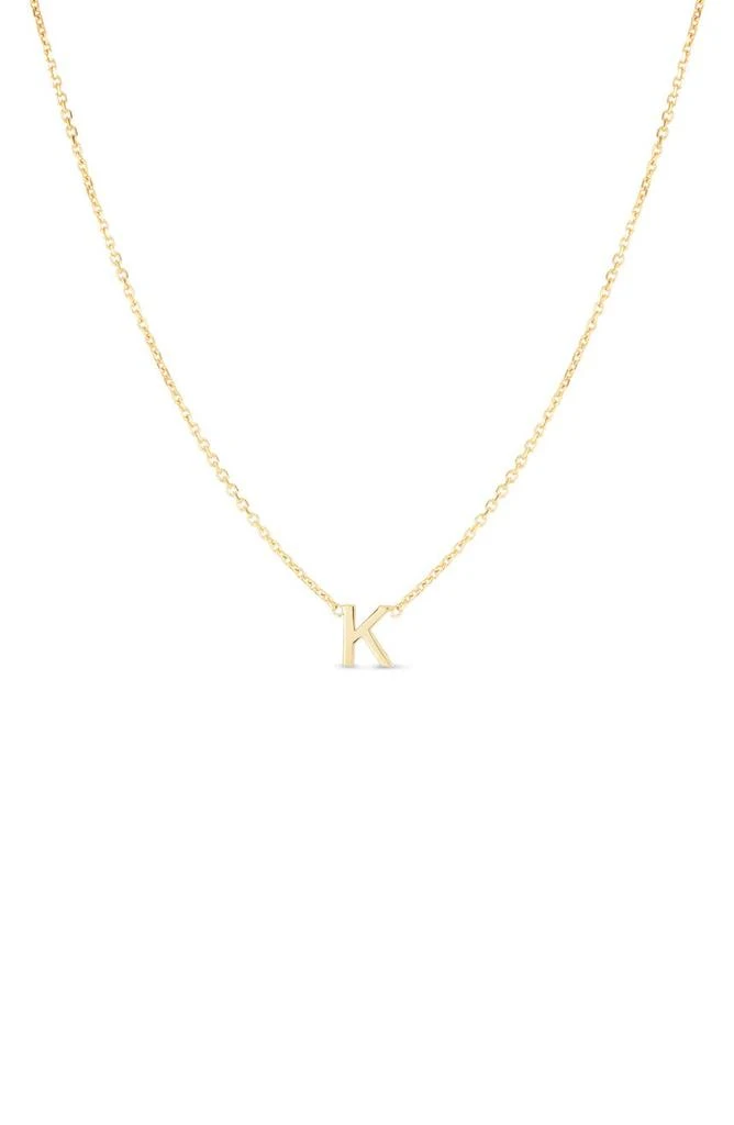 KARAT RUSH Initial 'K' Pendant Necklace 1