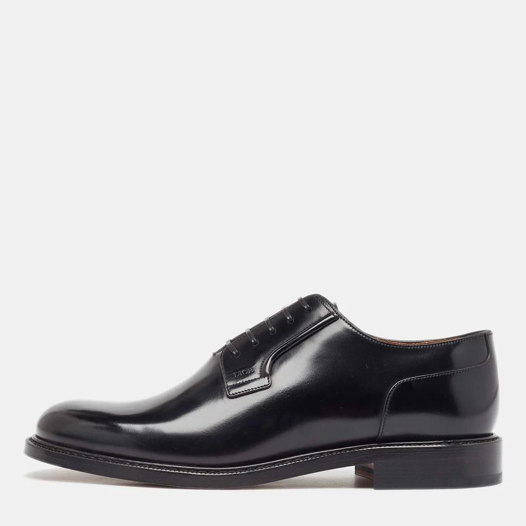 Shop Dior Black Leather Evidence Derby Size 43 on Sale at  display picture 2