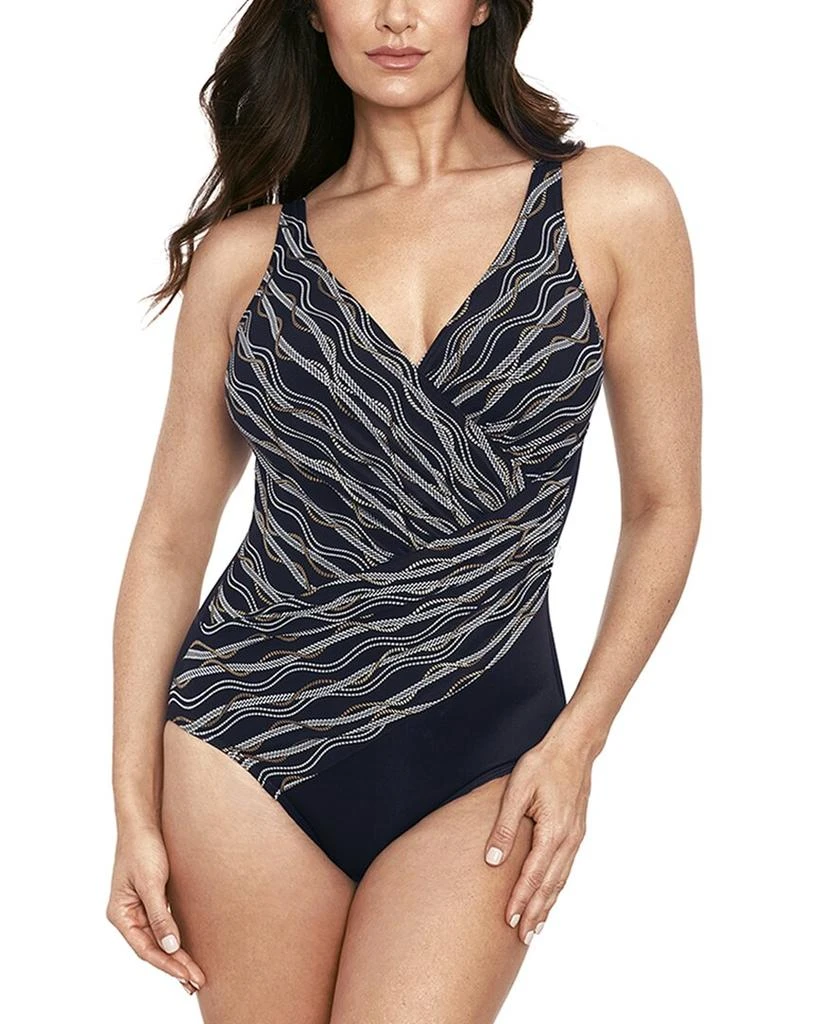 Miraclesuit Linked In Colorblock Oceanus One-Piece 1