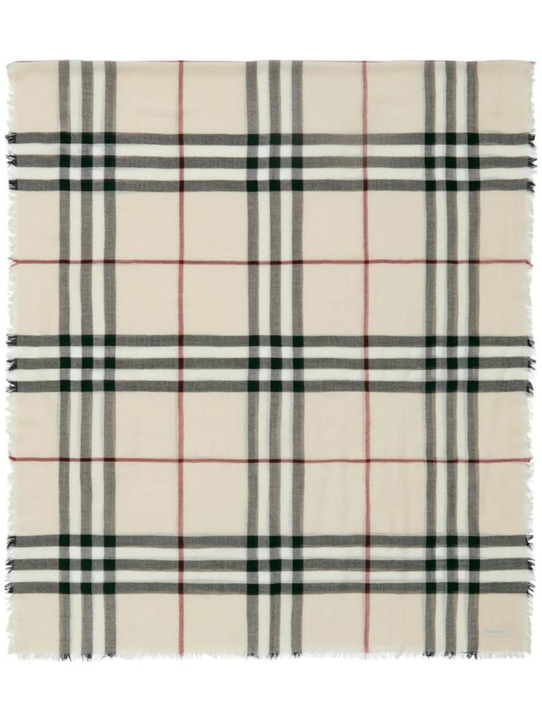 Burberry Burberry Giant Check Wool Scarf