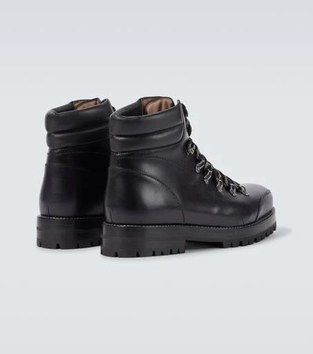 Manolo Blahnik Janka leather lace-up boots 6