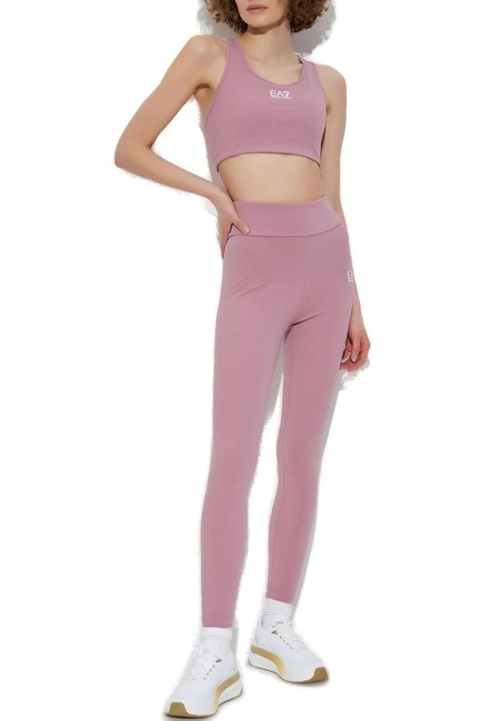 EA7 EMPORIO ARMANI Ea7 Emporio Armani Logo Printed Leggings 4