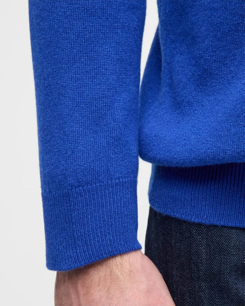 Kiton Men's Cashmere Quarter-Zip Sweater 5