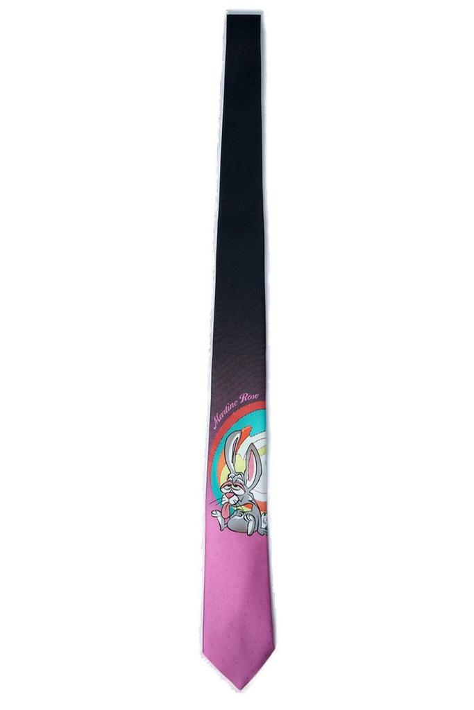 Martine Rose Martine Rose Bunny Artwork Tie