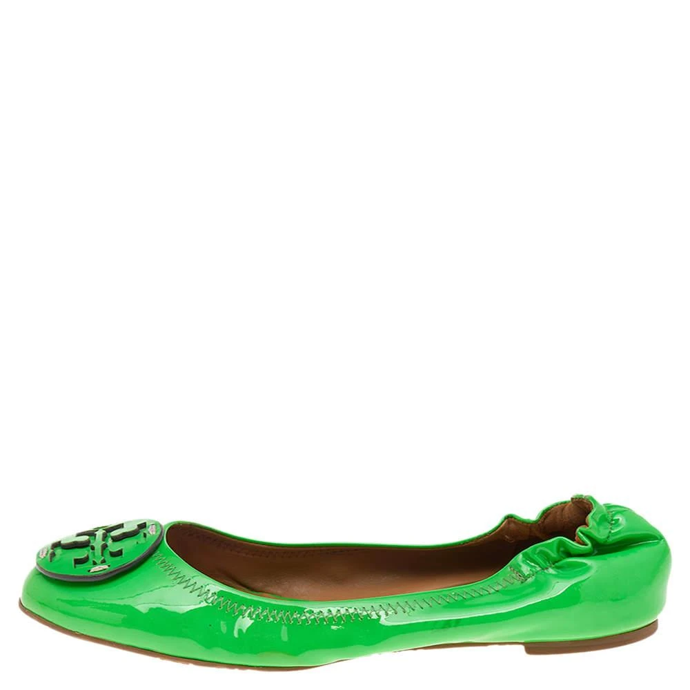 Tory Burch Tory Burch Green Patent Leather Ballet Flats Size 37 2