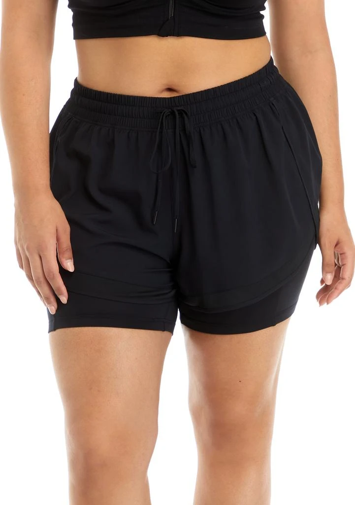 Shop Plus Size Lightstreme Full Court 2-in-1 Mesh Shorts on Sale
