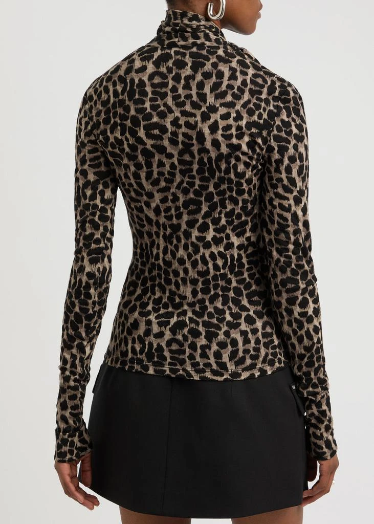 BLUMARINE Leopard-print wool top 3