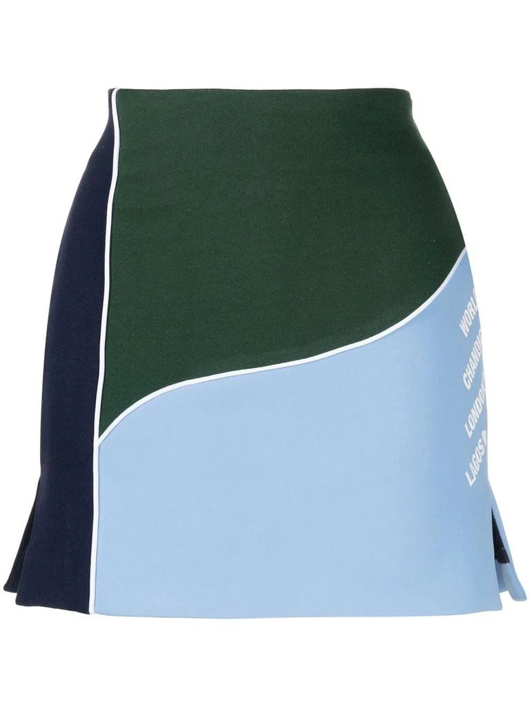 Ahluwalia Twice As Nice mini skirt - women -  -  - Blue 1