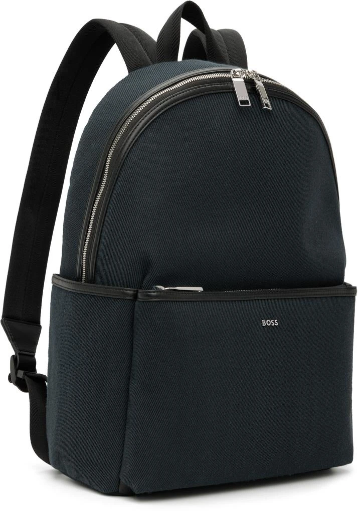 Hugo Boss Navy Twill Backpack 2