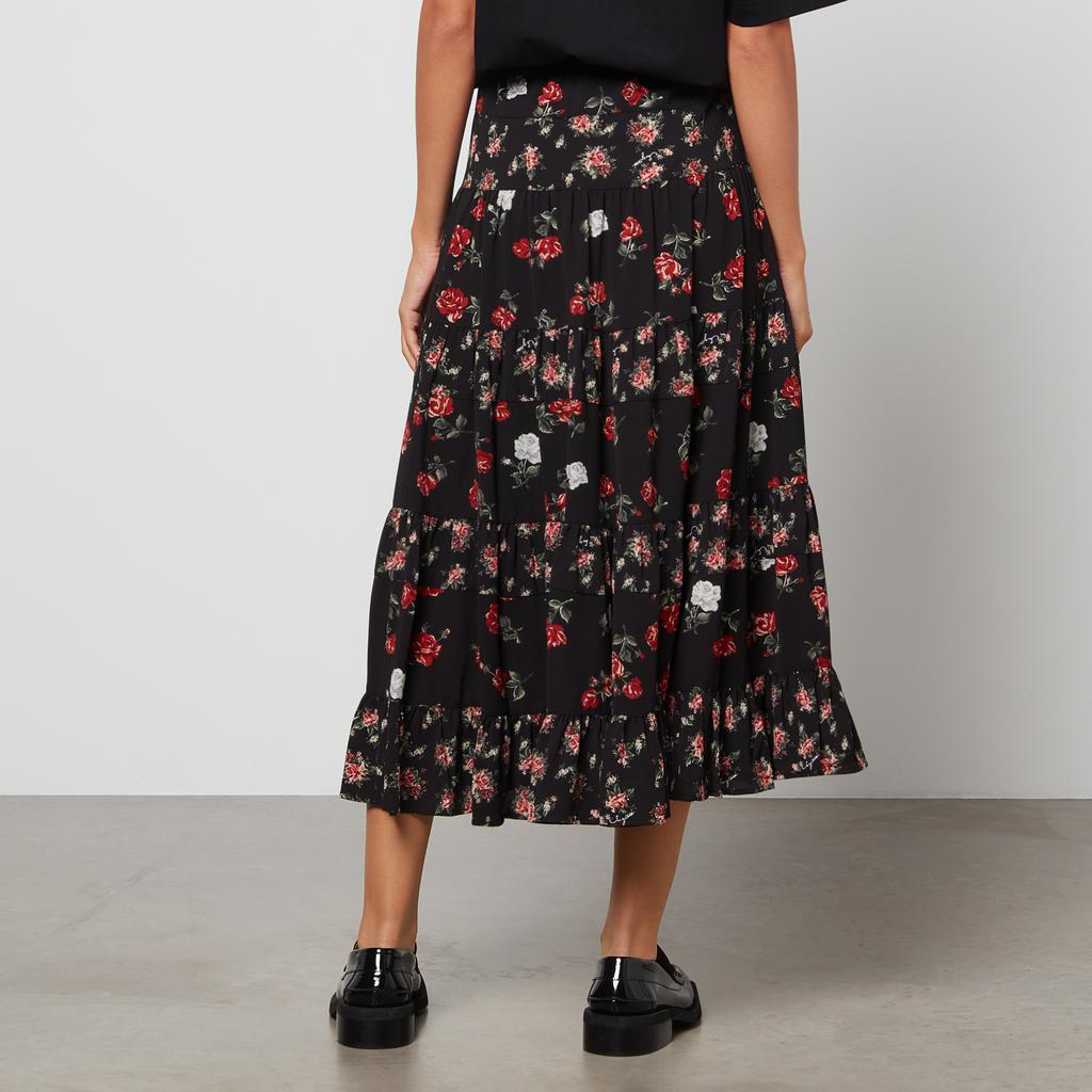 See by Chloé See By Chloé Juliette Floral-Print Stretch-Crepe Maxi Skirt