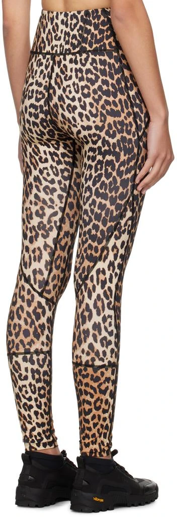 Ganni Brown Active Leggings 3