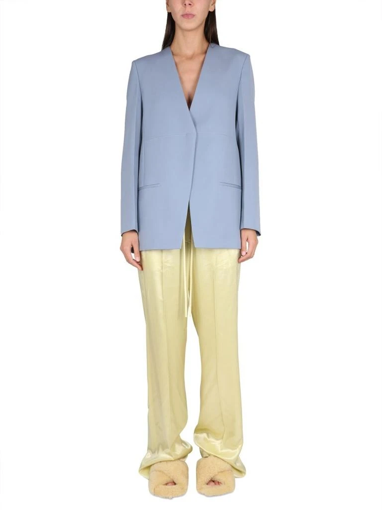 Jil Sander Jil Sander Single-Breast Long-Sleeved Blazer 3