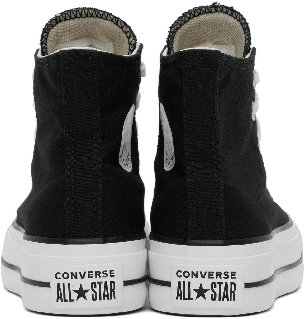 Converse Black Chuck Taylor All Star Canvas Platform High Top Sneakers 2