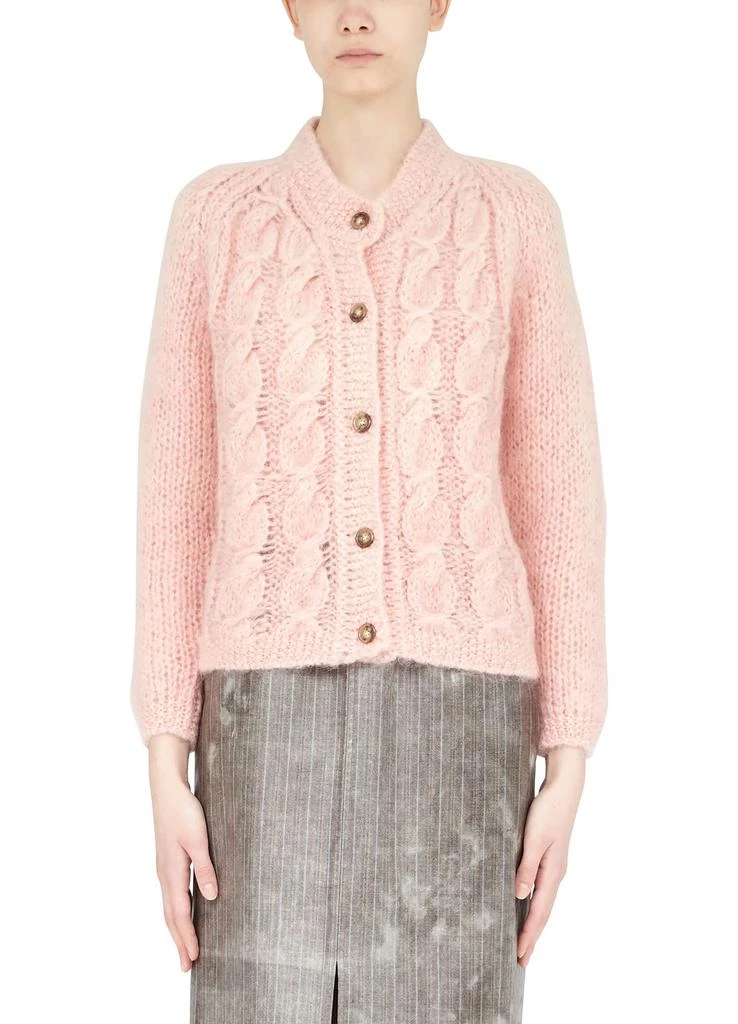 MAISON MARGIELA Faded mohair cardigan 2