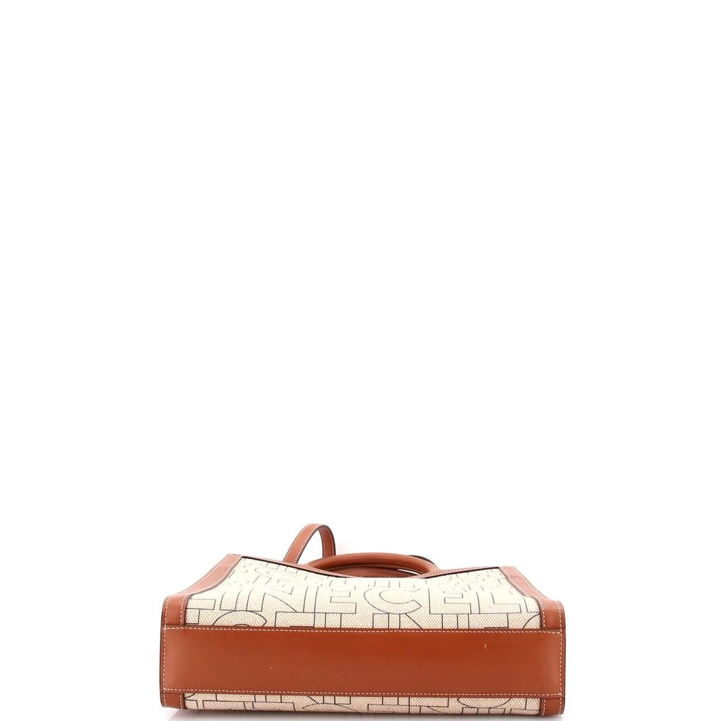Celine Vertical Cabas Tote Printed Canvas and Leather Small 4