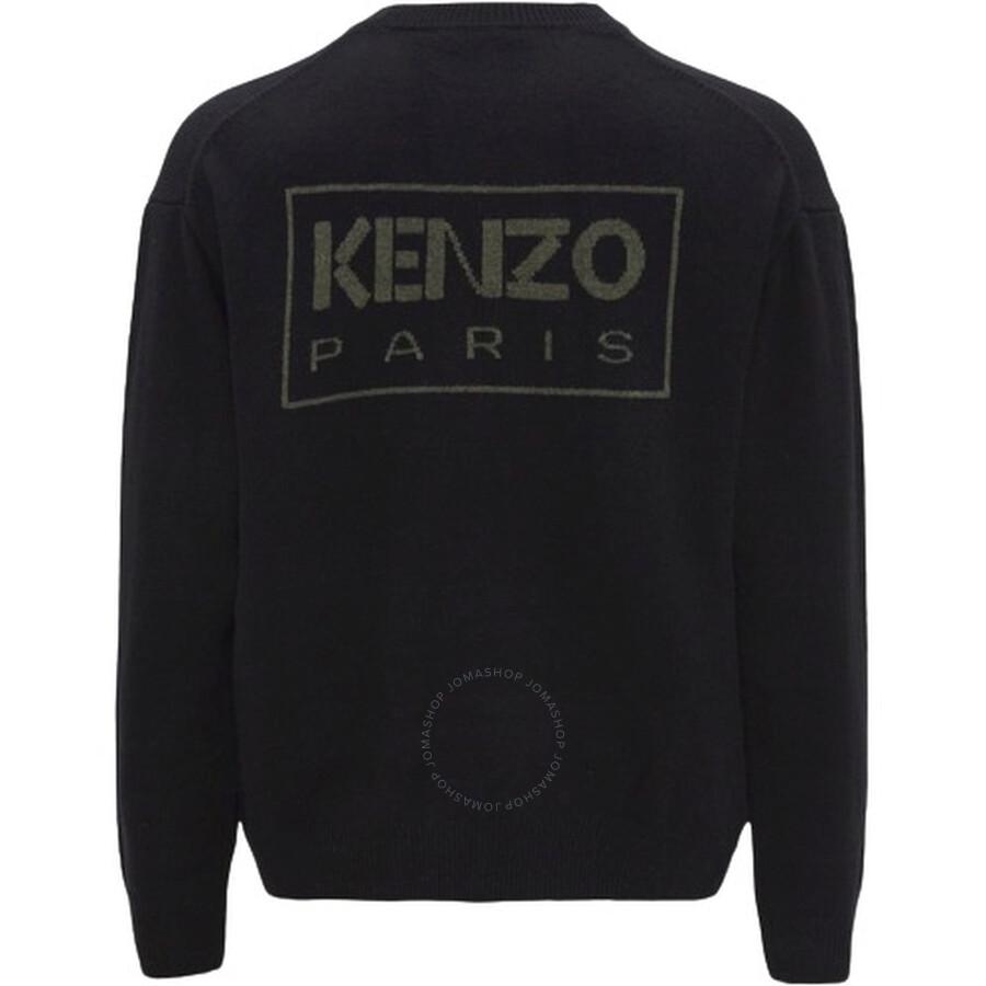 Hotsell KENZO Paris Men’s XL Black Jumper Sweater 100% Wool