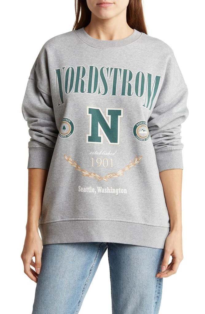 BP. Nordstrom Athletic Department Organic Cotton Blend Sweatshirt 1