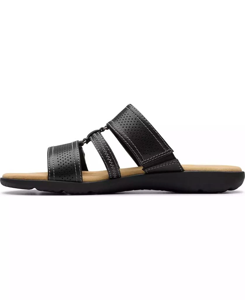 Clarks Collection Women's Elizabelle Ave Slip-On Flat Sandals 3