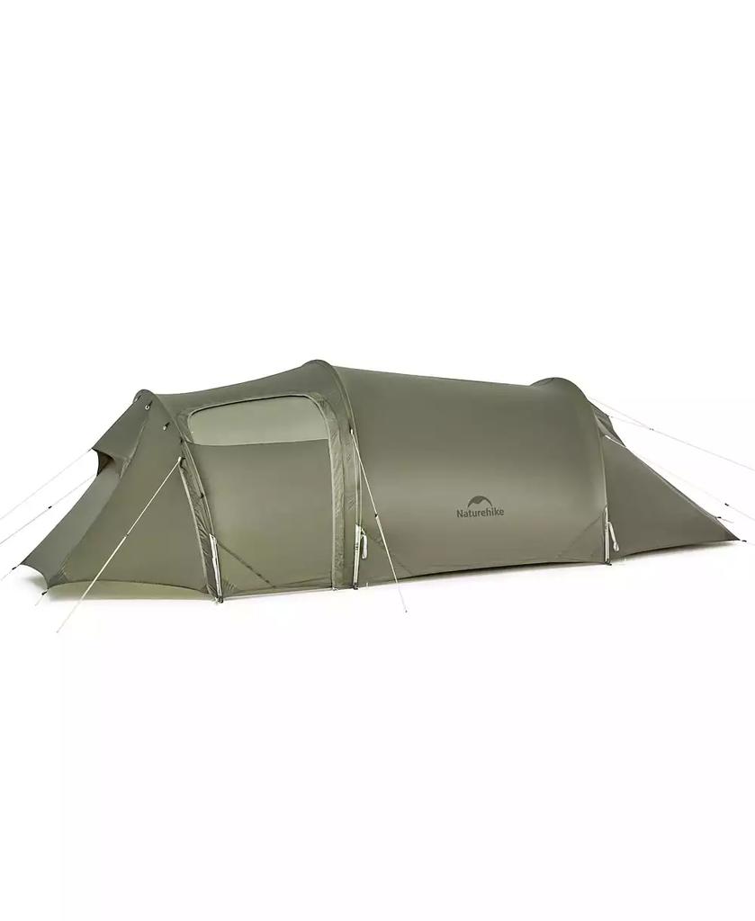 Naturehike Opalus 3 Person Tunnel Tent, Lightweight Backpacking Tent with Vestibule, Double Wall 4 Season Tents for Camping