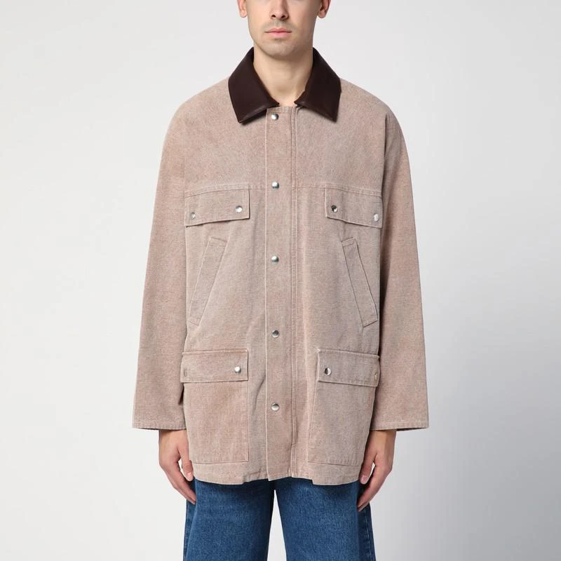 Auralee Light brown cotton canvas blouson 1