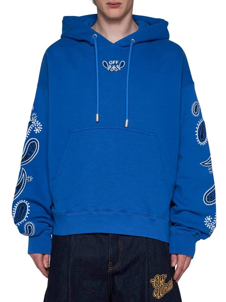 Off-White Off-White Bandana-Embroidered Drawstring Hoodie 2