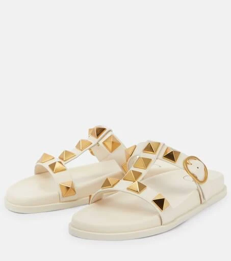 Valentino Roman Stud leather slides 5